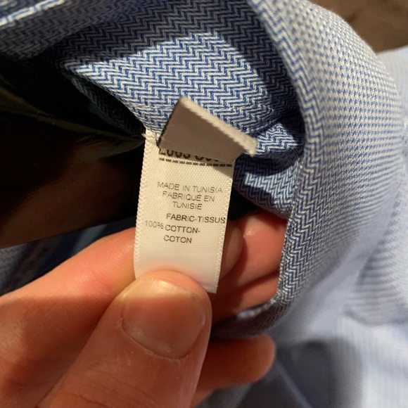 Armani Collezioni Sport Shirt Light Blue Large - Picture 5 of 5